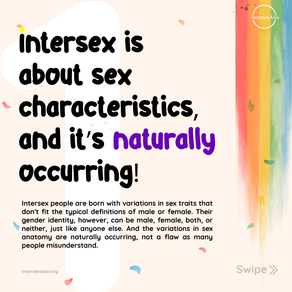 What's true about intersex ? 2 What's true about intersex ? 2