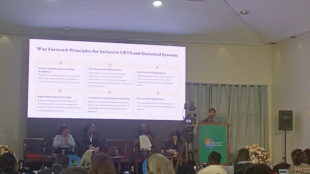 Ending Statistical Erasure: Esan Regmi highlights the Statistical Invisibility of ‘intersex’ at UNFPA CRVS and Gender Symposium 1